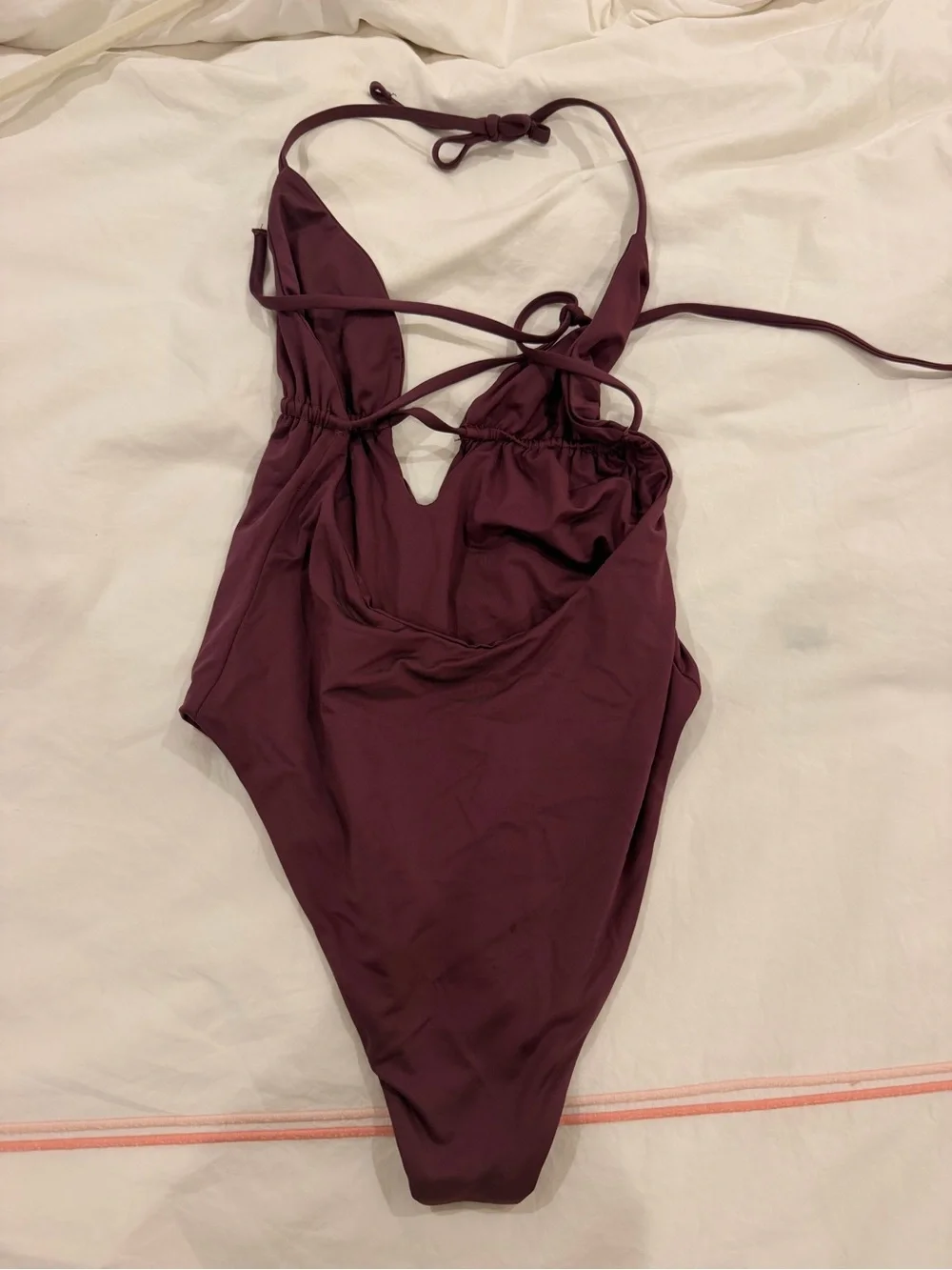 Frankie's Bikinis Plum One-Piece Swimsuit
